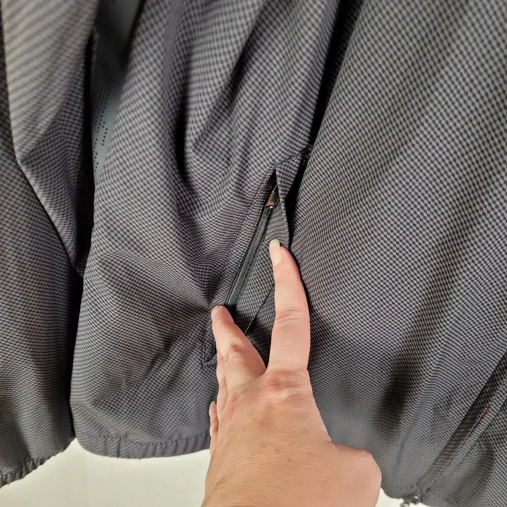 Lululemon Pace Jacket reversible full zip black windbreaker Size Large Active
